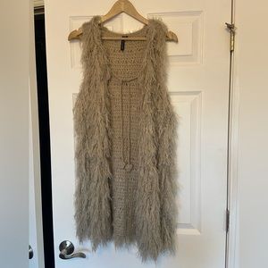 Fuzzy Knit Cardigan